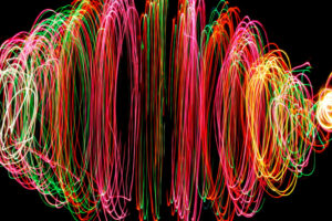 movement of color light painting